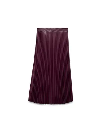 VERO MODA | Midi-jupe aspect cuir VMBELLAHOLLY | dunkelrot
